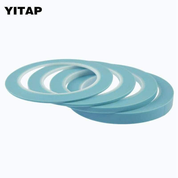 Planet Gates Blue High Temperature Single Sided Adhesive PVC Fine Line Masking Tape Car Auto Body Shops Paint Fineline Tape