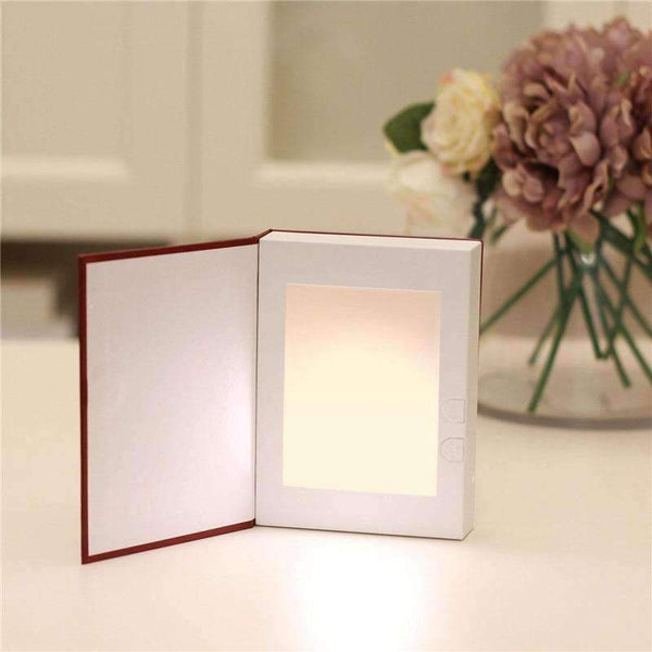 Planet Gates Blue HMDVIDA LED flame table Lamp magic fire book light gift night light