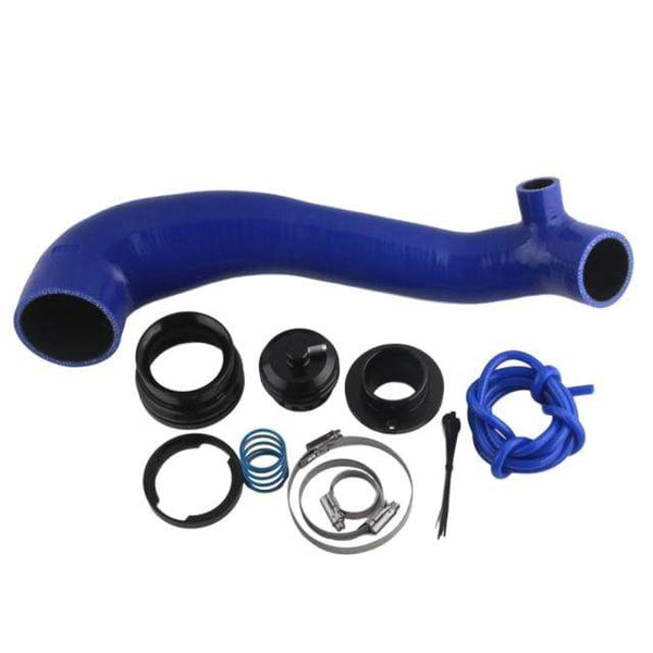 Planet Gates blue  hose with logo Forged dump Blow Off Valve kits for VW Golf MK7.5 Passat Audi Seat Skoda 1.5 TSI