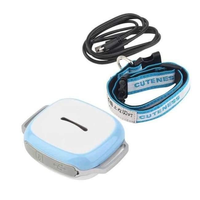 Planet Gates gray Intelligent Wireless Pet Finder GPS Waterproof Pet Dog Cat Accurate Collar Anti-Lost Security Tracker Locator Device