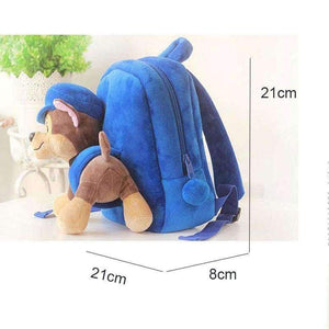 Planet Gates blue Kids Bag For Girls Cute Plush Dog Backpacks For Boys Preschool Bags Baby Toddler Backpack Kindergarten SchoolBags For Children