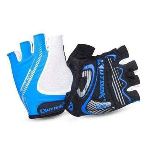 Planet Gates blue L Bodybuilding Half Finger Gloves Fitness Cycling Bike Bicycle Accessories Outdoor Sport High Elasticity Woman Man Gloves