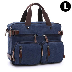 Planet Gates Blue-L Briefcase man Bag Business Shoulder Messenger Bag Men's vintage Casual Laptop Handbag male Messenger Crossbody Bags back