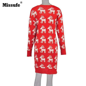 Planet Gates Blue / L Casual Long Sweater For Women Christmas Cardigan Lady's Sweaters Female Cardigan Autumn Pull Femme Hiver Winter Clothes