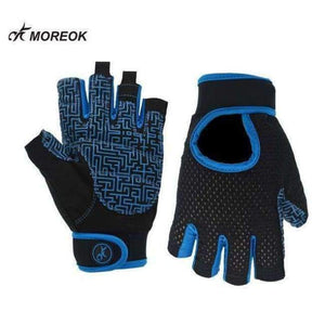 Planet Gates Blue / L Cycling Gloves Female Fitness Sport Gloves Half Finger MTB Bike Glove Road Bike Bicycle Gloves Bicycle Accessories