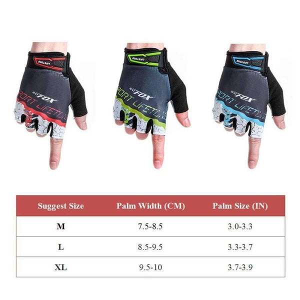 Planet Gates Blue / L Cycling Gloves Polyester Fiber Summer Half Finger Gloves Breathable Wear-resistant Sport Gloves Bike Accessories
