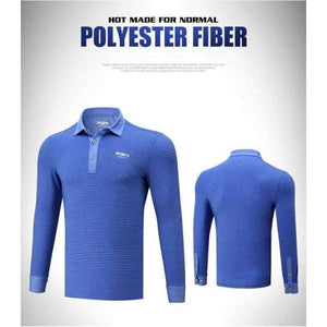 Planet Gates Blue / L Golf Clothing Men Shirt Long Sleeve T Shirt Autumn Winter Jersey Sport Striped Clothes