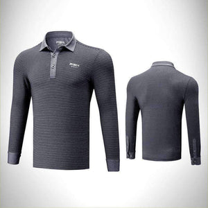 Planet Gates Blue / L Golf Clothing Men Shirt Long Sleeve T Shirt Autumn Winter Jersey Sport Striped Clothes