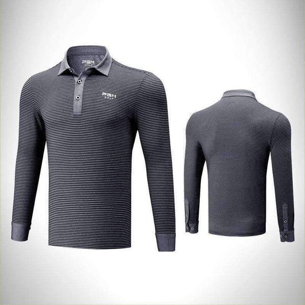 Planet Gates Blue / L Golf Clothing Men Shirt Long Sleeve T Shirt Autumn Winter Jersey Sport Striped Clothes