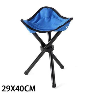 Planet Gates BLUE L Jeebel Portable Folding Chair Camping Foldable Stool Tripod Seat For Fishing Picnic Beach Seat Ultralight Outdoor Camp