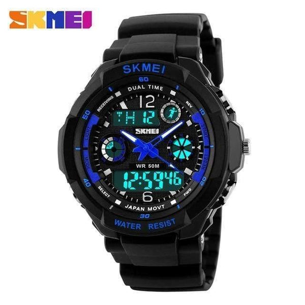 Planet Gates Blue L Kids Watches Anti-Shock 5Bar Waterproof Outdoor Sport Children Watches Fashion Digital Watch Relogio Masculino 0931