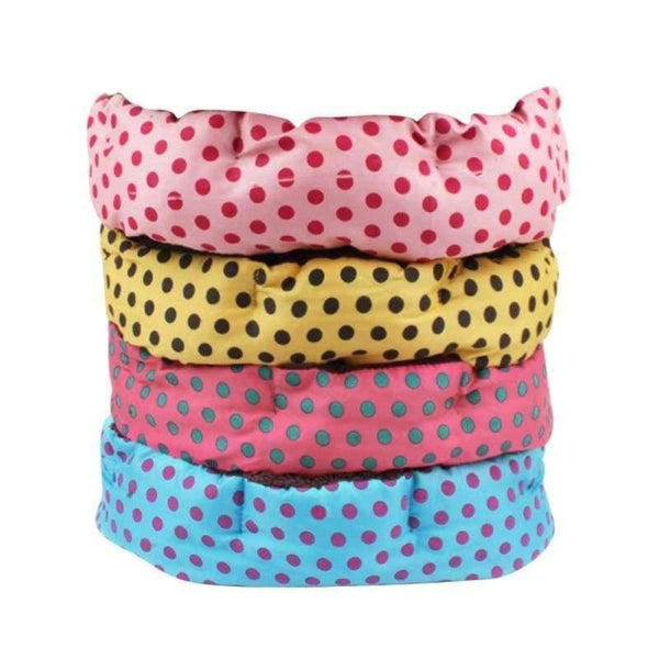 Planet Gates Blue / L Leopard Print Pet Cat and Dog Bed Pink Blue Yellowish brown, Deep pink SIZE S M L XL Puppy House New