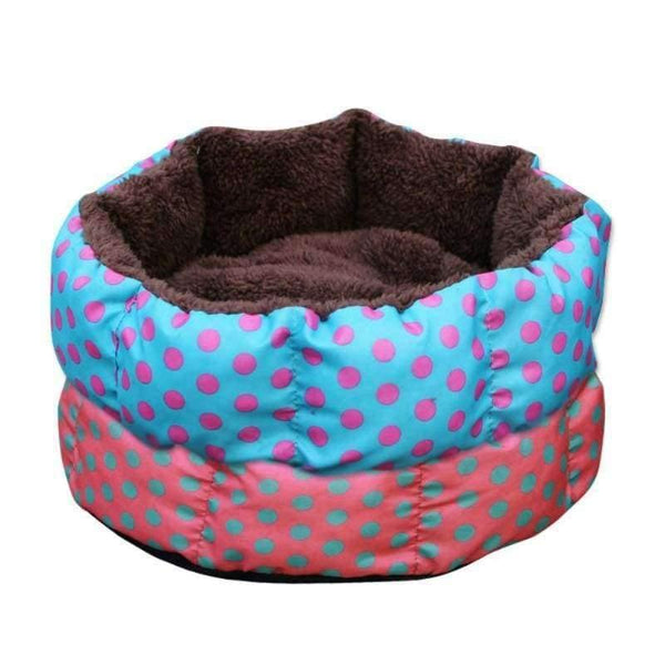 Planet Gates Blue / L Leopard Print Pet Cat and Dog Bed Pink Blue Yellowish brown, Deep pink SIZE S M L XL Puppy House New