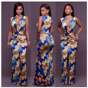 Planet Gates blue / L Quality long Prom event formal dress 2018 sexy Women's Tunic clothes sexy vintage maxi dress female club evening party robe