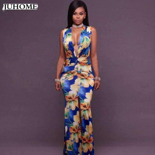 Planet Gates blue / L Quality long Prom event formal dress 2018 sexy Women's Tunic clothes sexy vintage maxi dress female club evening party robe