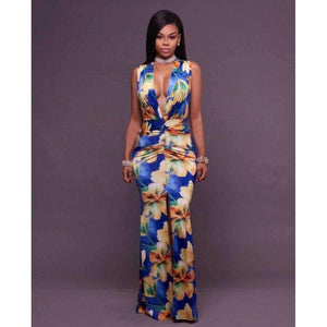 Planet Gates blue / L Quality long Prom event formal dress 2018 sexy Women's Tunic clothes sexy vintage maxi dress female club evening party robe