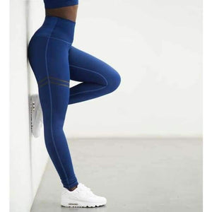 Planet Gates Blue / L Sport Leggings Yoga Pants High Waist Elastic Running Fitness Slim Sport Pants Gym Leggings for Women Trousers Dropship