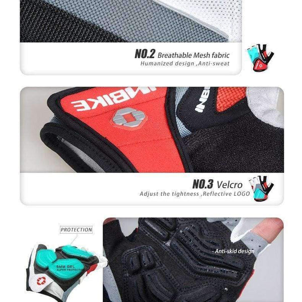 Planet Gates BLUE / L Summer Cycling Gloves Racing Men Half Finger Gel Padded Breather Sport Gloves Cycling MTB Bike Gloves Bycicle accessories