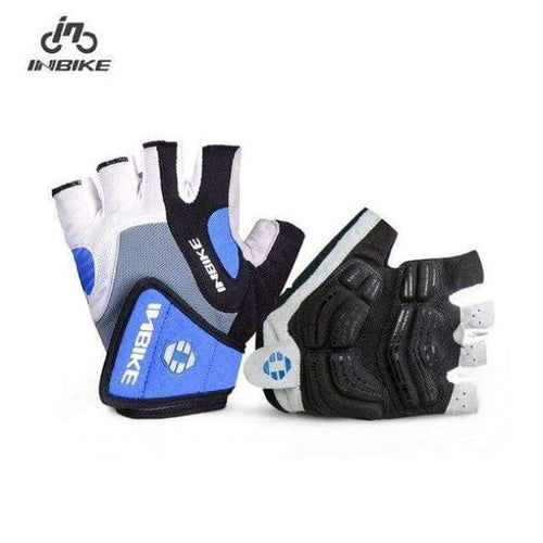 Planet Gates BLUE / L Summer Cycling Gloves Racing Men Half Finger Gel Padded Breather Sport Gloves Cycling MTB Bike Gloves Bycicle accessories