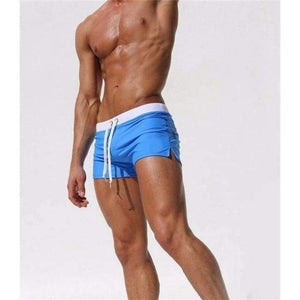 Planet Gates Blue / L Swimwear Men Swimsuit Maillot De Bain Swim Suits Boxer Shorts Swim Trunks Swimming Surf Banadores Sunga zwembroek heren