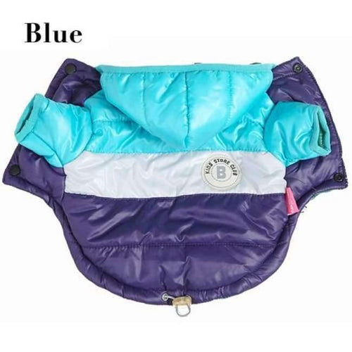 Planet Gates Blue / L Winter Pet Dog Clothes Warm Down Jacket Waterproof Coat S-XXL Hoodies for Chihuahua Small Medium Dogs Puppy PETASIA