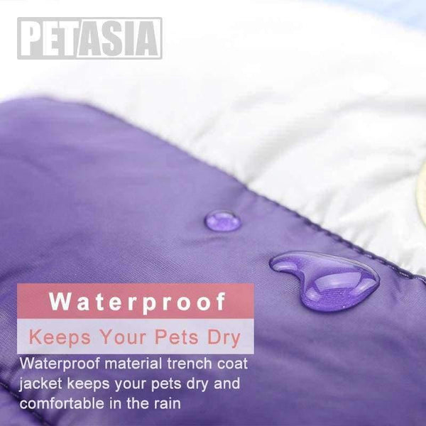 Planet Gates Blue / L Winter Pet Dog Clothes Warm Down Jacket Waterproof Coat S-XXL Hoodies for Chihuahua Small Medium Dogs Puppy PETASIA