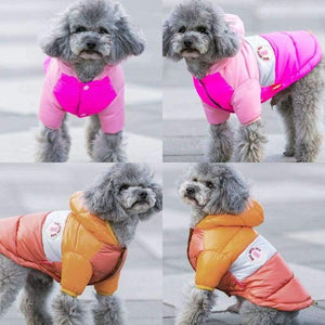 Planet Gates Blue / L Winter Pet Dog Clothes Warm Down Jacket Waterproof Coat S-XXL Hoodies for Chihuahua Small Medium Dogs Puppy PETASIA