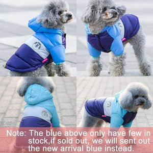 Planet Gates Blue / L Winter Pet Dog Clothes Warm Down Jacket Waterproof Coat S-XXL Hoodies for Chihuahua Small Medium Dogs Puppy PETASIA