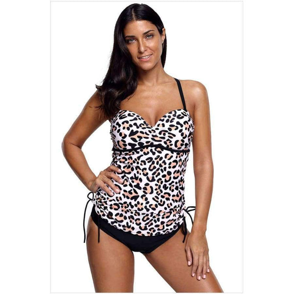 Planet Gates Blue / L Women Split swimsuit Swimwear with steel support cotton belt chest pad triangle large size split swimsuit YY24