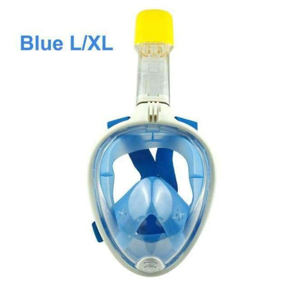 Planet Gates Blue   L  XL / China Swimming Underwater Children Adult Diving Mask Full Face Spearfishing Snorkel Mask Silicone Plastic Scuba Mask