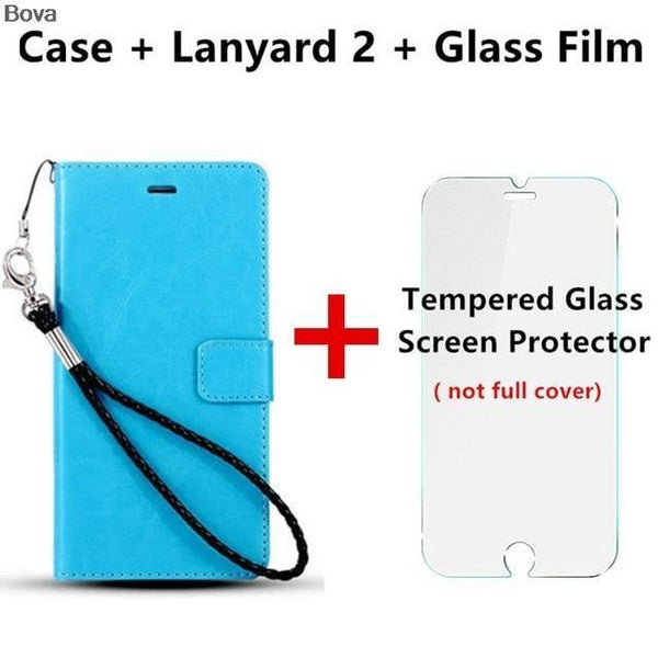 Planet Gates Blue Lanyard2 Film Huawei honor 5X card holder cover case for Huawei Honor 5X leather phone case ultra thin wallet flip cover