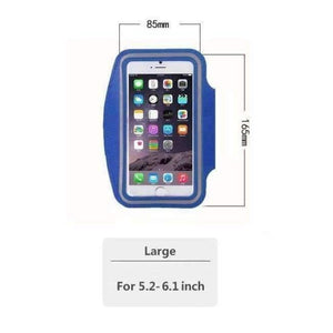 Planet Gates Blue Large Armband Hand Bag Case For iPhone 7 6 Cloth Gym Running Pouch Arm Band For iPhone 7 7s Plus Tiske Mobile Phone Holder Bag