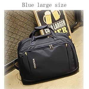 Planet Gates Blue Large Luggage Bag Thick Style Rolling Suitcase Trolley Luggage Women&Men Travel Bags Suitcase With Wheels