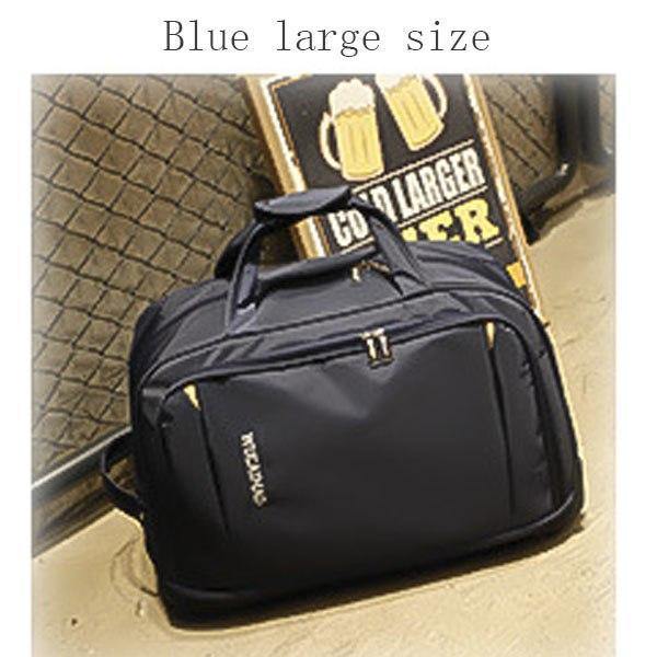 Planet Gates Blue Large Luggage Bag Thick Style Rolling Suitcase Trolley Luggage Women&Men Travel Bags Suitcase With Wheels