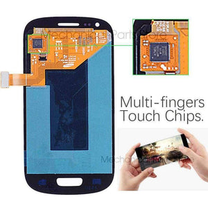 Planet Gates Blue LCD for SAMSUNG Galaxy S3 Mini LCD Display i8190 GT-i8190 i8195 i8200 Touch Screen Digitizer Replacement