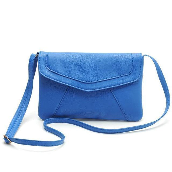 Planet Gates Blue Leather Handbags Hot Sale Women Wedding Clutches Ladies Party Purse Famous Designer Crossbody Shoulder Messenger Bags