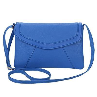 Planet Gates Blue Leather handbags  women wedding clutches ladies party purse famous designer crossbody shoulder messenger bags