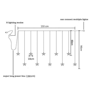 Planet Gates Blue Led Christmas String Fairy lights Outdoor AC220V EU Plug Garland Lamp Decorations for Home Party Garden Wedding Holiday lighting