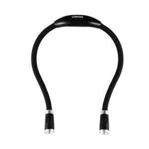 Planet Gates blue LEDGLE High quality Novelty Led Night Light Flashlight Flexible Handsfree Led Neck Light Hug light Book Reading Lamp Hug Light