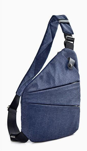 Planet Gates Blue Left Men Messenger Bags Waterproof Crossbody Shoulder Bag for Male Small Casual Multifunctional Men/Women Business Chest Bags