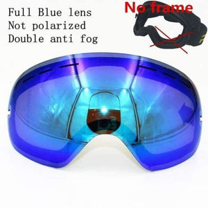 Planet Gates blue lens Ski goggles layer UV400 anti-fog big ski mask glasses sunglasses skiing men women snow snowboard