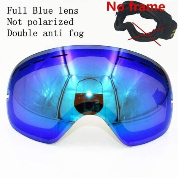Planet Gates blue lens Ski goggles layer UV400 anti-fog big ski mask glasses sunglasses skiing men women snow snowboard