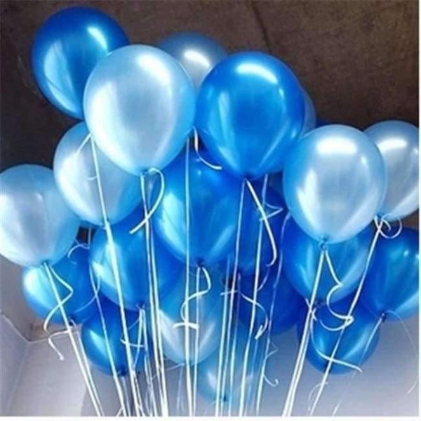 Planet Gates blue light blue / 10inch 100 pcs 10 Inch 1.8g Birthday/Wedding Supply Latex Balloons Colorful Party Latex Air Baloon/Ballon Kids Inflatable Toy
