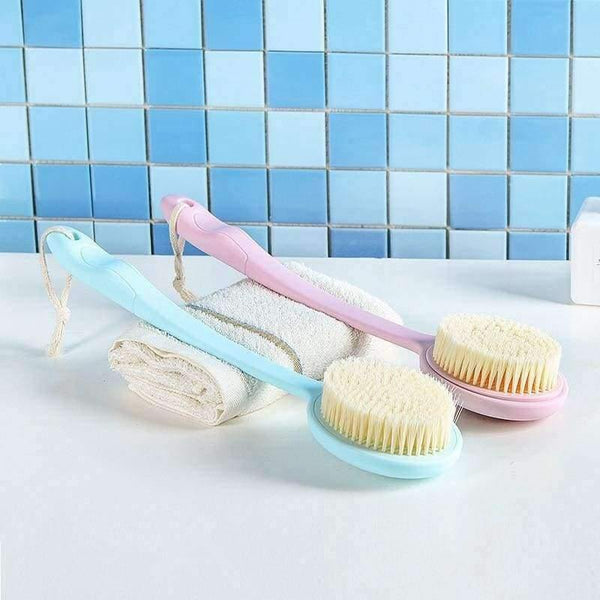 Planet Gates Blue Long Handle Soft Plush Skin Massage body Shower Rub Back Sponges Scrubbers Bathroom Accessories Supplies Products