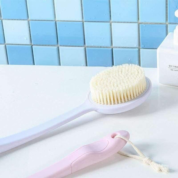 Planet Gates Blue Long Handle Soft Plush Skin Massage body Shower Rub Back Sponges Scrubbers Bathroom Accessories Supplies Products