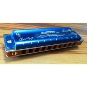 Planet Gates Blue Low F key T008K Harmonica Diatonic 10 Hole Armonica Blues mondharmonica gaita de boca Mouth Ogan Musical Instruments