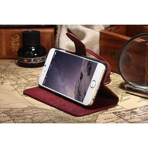 Planet Gates Blue Luxury Retro Flip Wallet Leather Phone Cover  For iPhone 5 5S Case With Stand Function