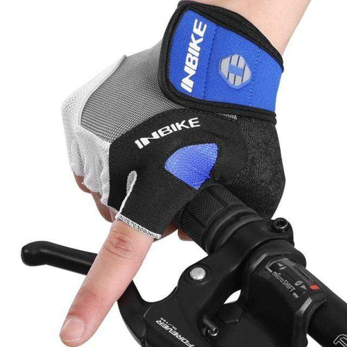 Planet Gates Blue / M / China Cycling Gloves Half Finger Bike Gloves Shockproof Breathable GEL MTB Mountain Bicycle Gloves Men Sports Cycling Clothings