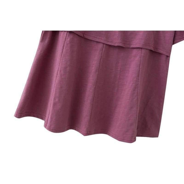 Planet Gates Blue / M Cotton Maternity Clothing Breastfeeding Nursing Tops Pregnancy Shirt Clothes For Pregnant Women Plus Size Wear Summer 2018 New