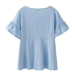 Planet Gates Blue / M Cotton Maternity Clothing Breastfeeding Nursing Tops Pregnancy Shirt Clothes For Pregnant Women Plus Size Wear Summer 2018 New